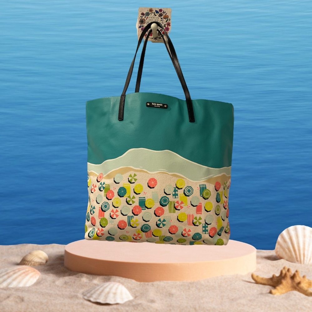 Kate Spade Summer Beach Tote EUC
